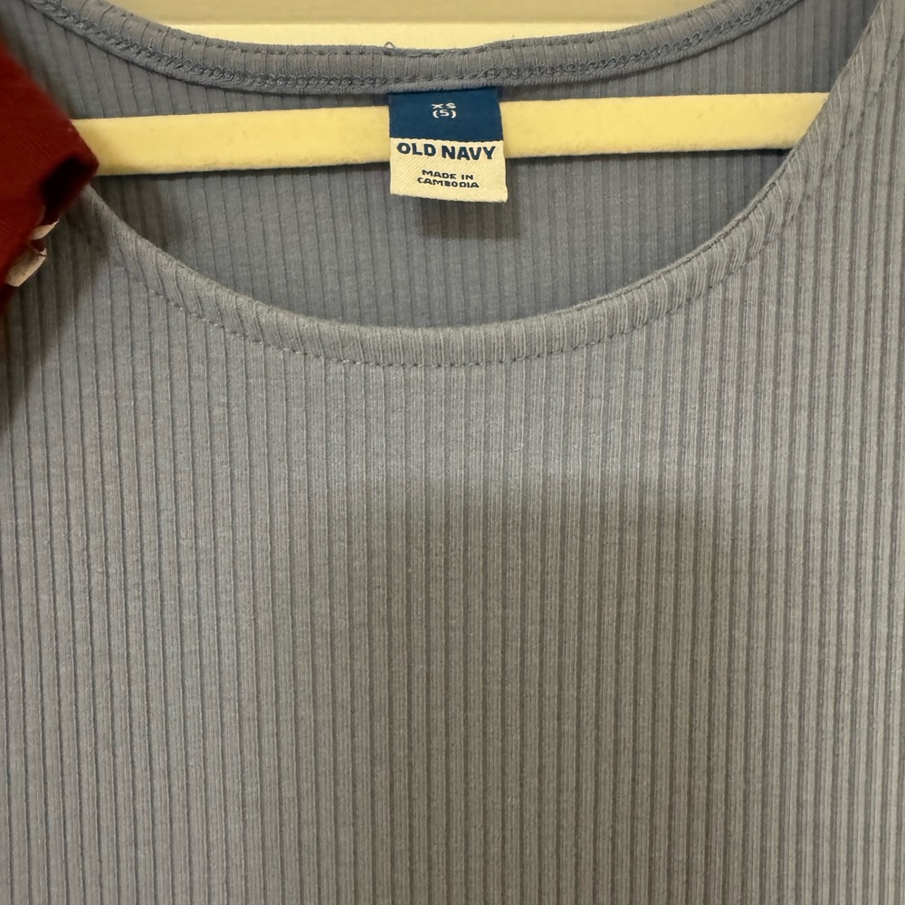 Old Navy Kids Dresses in Burgundy with Bows and Light Blue - Picture 4 of 4